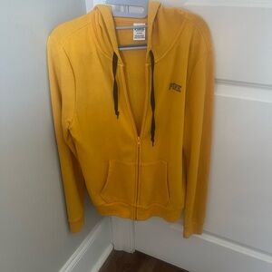 PINK Victoria's Secret Mustard Hoodie